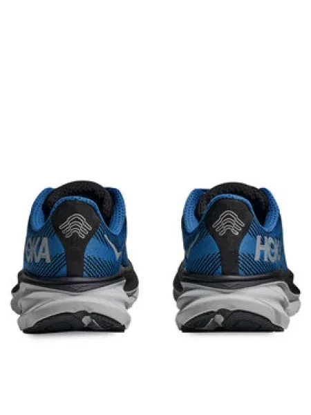 HOKA Tenisice za trčanje Clifton 9 safirno plava / siva crna