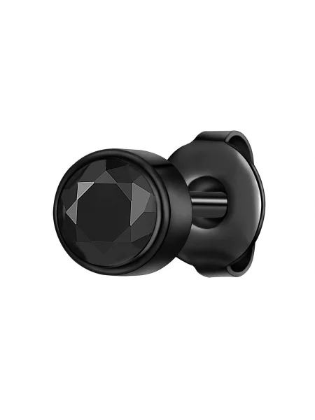 True Rebels Náušnice čierna