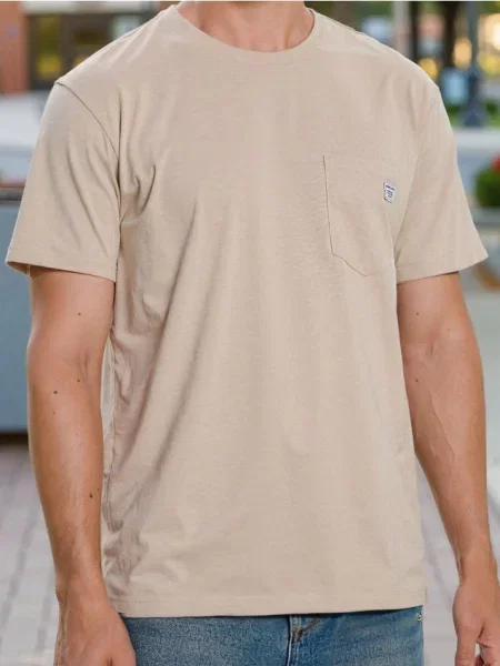 Sinsay koszulka beżowy