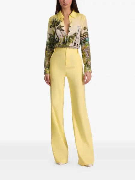 Pantaloni Alice + Olivia galben