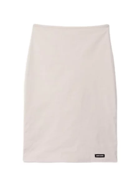 Fustă Miu Miu din poplin