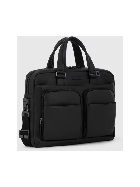 Torba Piquadro skórzana czarna