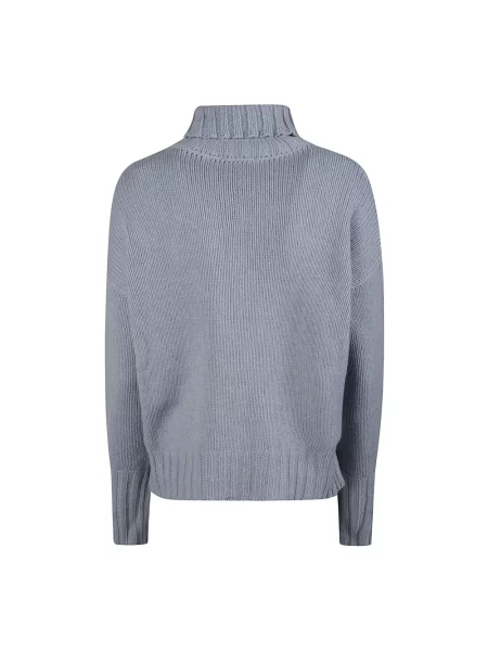 Sweter z golfem Aragona niebieski