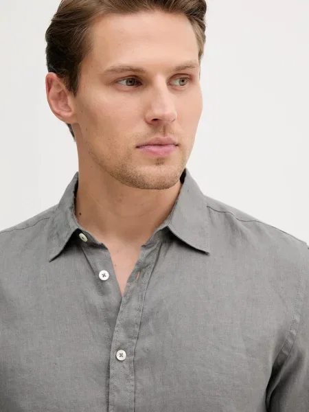 United Colors of Benetton сорочка лляна