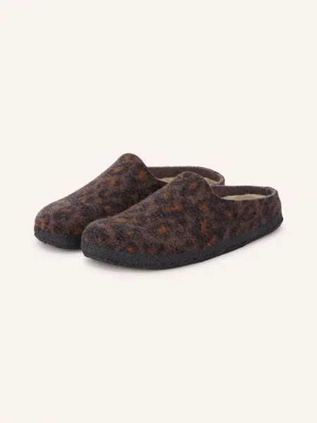 Birkenstock Pantofle Amsterdam Wrapped Dip hnědá černá