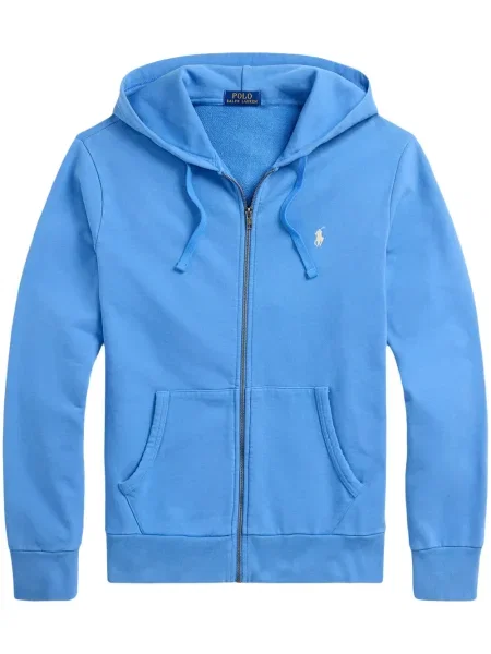 Slip de baie Polo Ralph Lauren cu broderie din piele de căprioară în carouri albastru