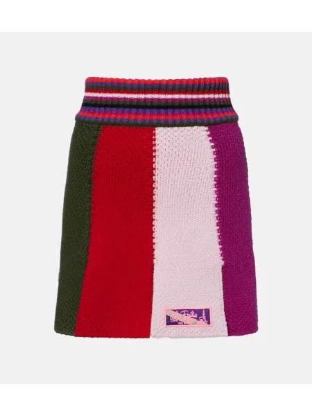 Fustă Pucci de lână cu dungi