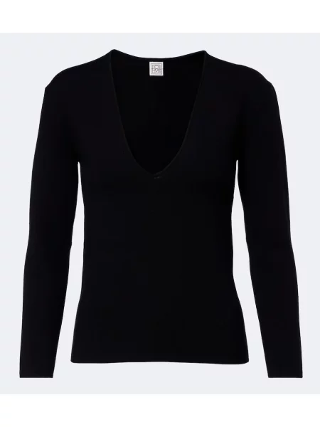 Pulover Toteme tricotate negru
