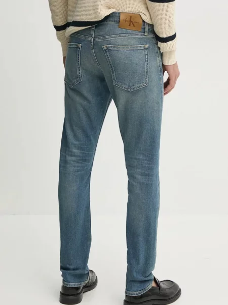 Kavbojke Calvin Klein Jeans modra