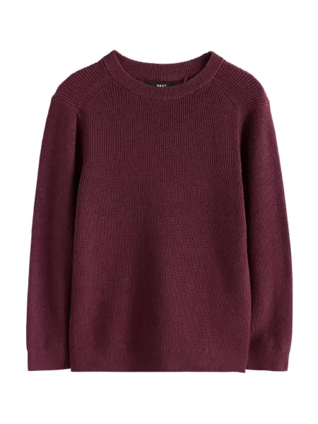 Next Pulover burgundy roșu