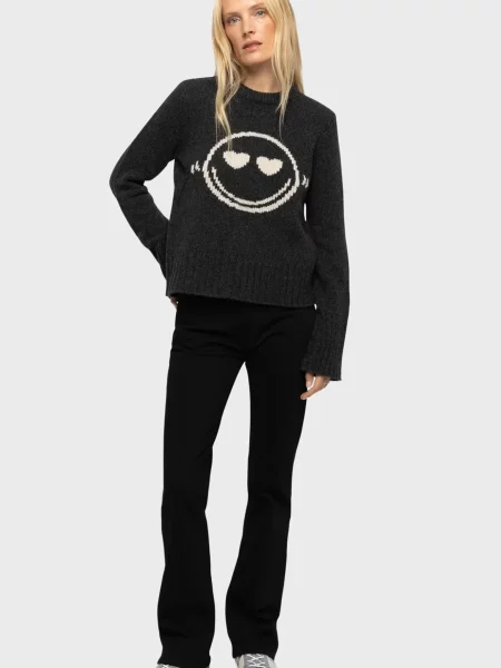 Шерстяной свитер Zadig&voltaire серый