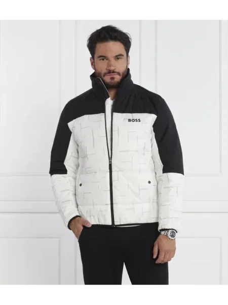 BOSS GREEN Geacă alb