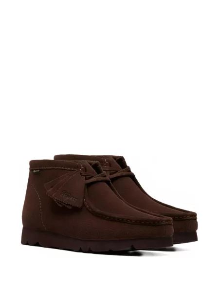 Μποτάκια Clarks Originals με κορδόνια σουέντ καφέ