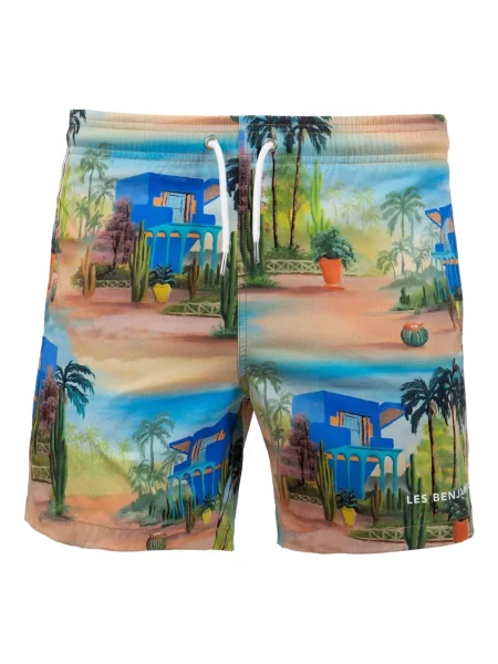 Slip de baie Les Benjamins cu imagine albastru