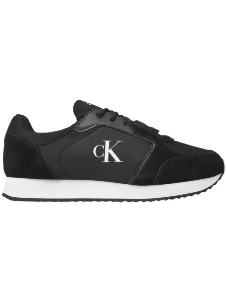 Krajkové retro tenisky Calvin Klein Jeans černé