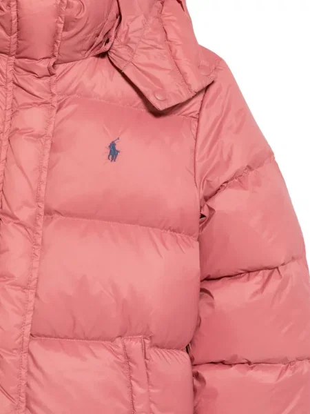 Kurtka dziecięca Polo Ralph Lauren różowa