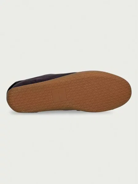 Calvin Klein BALLET SNEAKER LACEUP LTH-SUE sportcipő női velúr barna