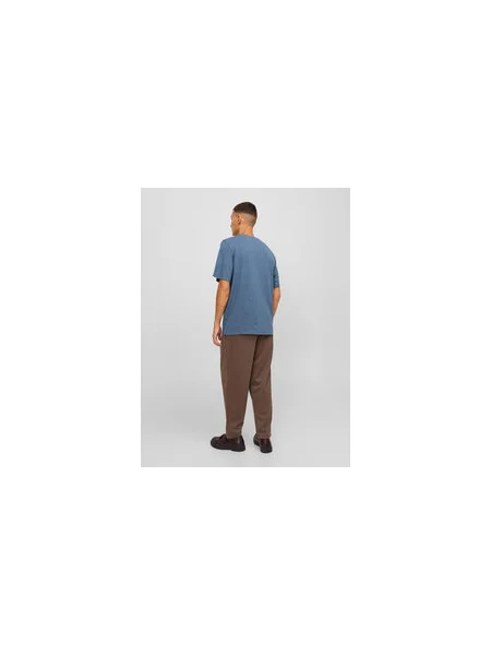 JACK & JONES Póló EPAULOS farmer / sötét narancssárga kék
