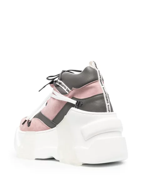Sneakersy Swear na platformie szare