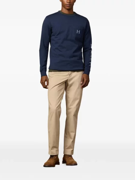 Tricou Hackett London cu imagine albastru