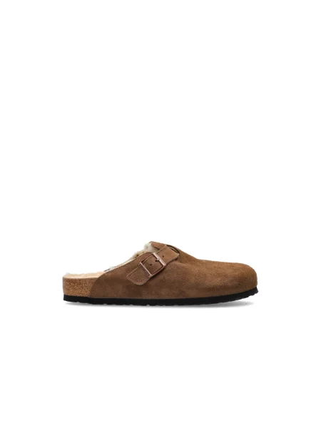 Klapki Birkenstock brązowe