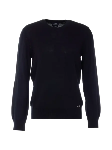 Pulover A.p.c. cu broderie negru