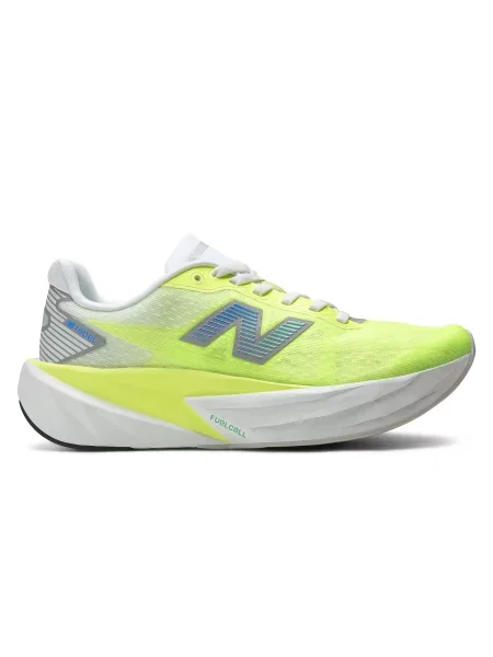 Buty do biegania New Balance FuelCell Rebel V5 afterglow/deep end zielone
