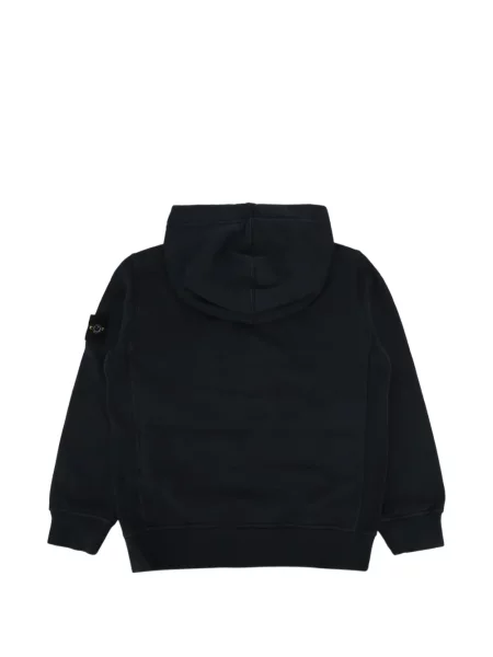 Bluza z kapturem dziecięca Stone Island niebieska