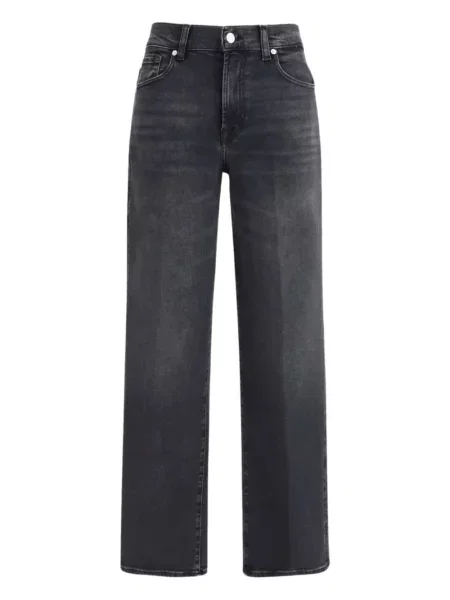 Blugi 7 For All Mankind cu 5 buzunare gri