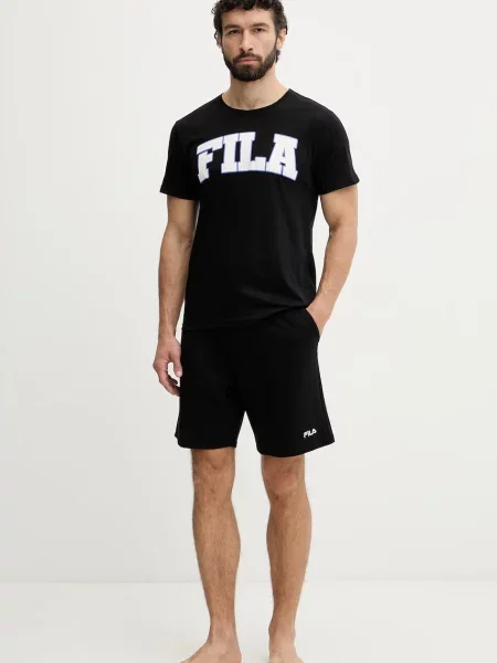 Fila piżama dwuczęściowa czarna