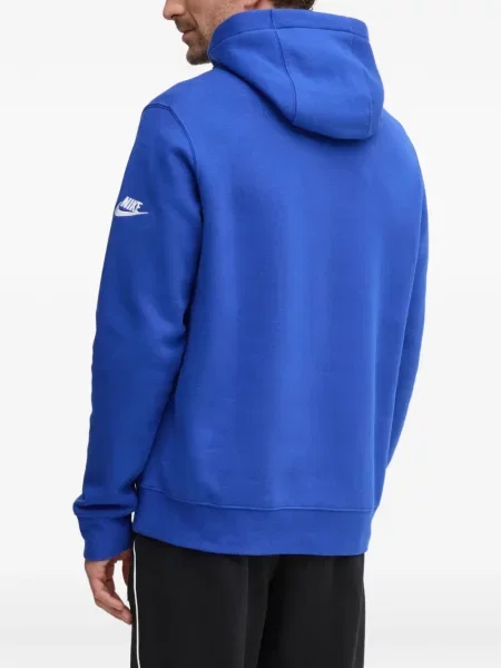 Slip de baie Nike cu cordon cu imagine tricotate albastru