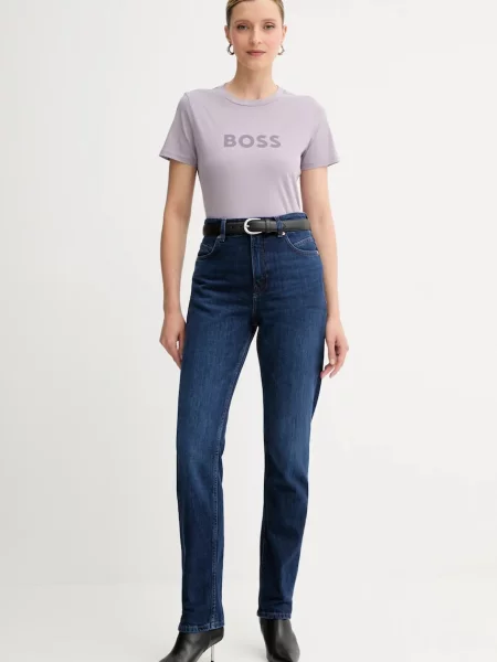 Футболка Boss Orange фиолетовая