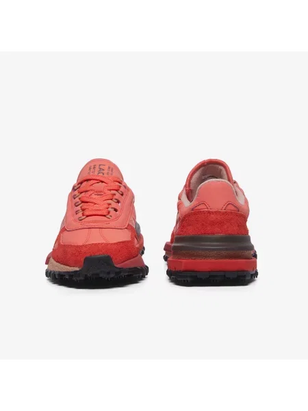 Lacoste Skórzane Sneakersy Elite Active czerwony