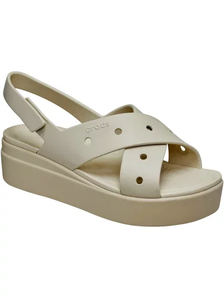 Crocs Sandale Brooklyn 4U Cross Strap Sandal bej