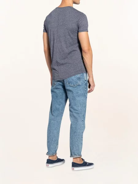 Tommy Jeans Tričko černošedá modré