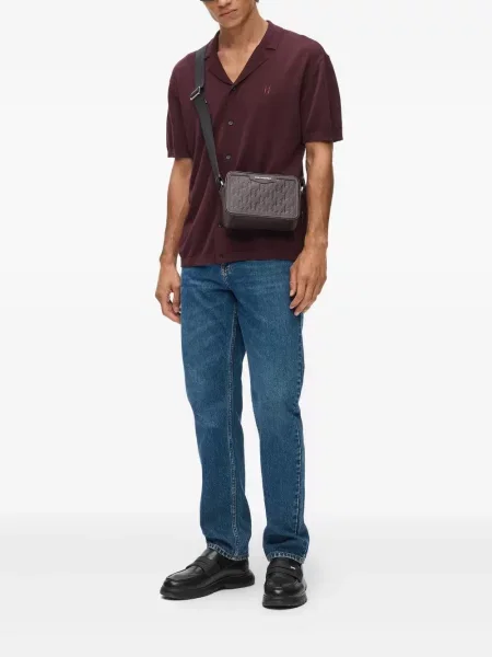 Geantă Karl Lagerfeld din piele maro