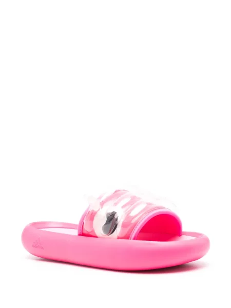 Šlepetės per pirštą Adidas rožinė