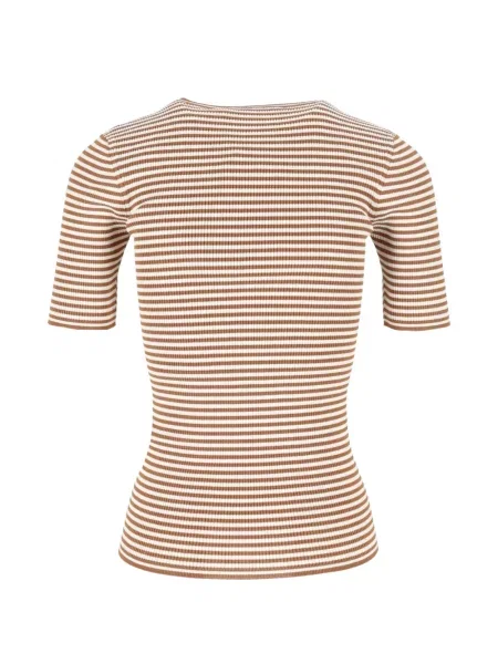 Πλεκτή μπλούζα Max Mara καφέ