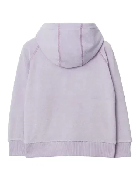 Bluza z kapturem dziecięca Burberry fioletowa