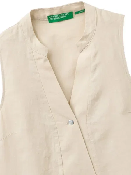 Rochie mini Benetton de in cu decolteu în V