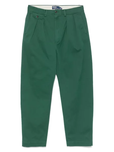 Haftowane сhinosy Polo Ralph Lauren polarowe niebieskie