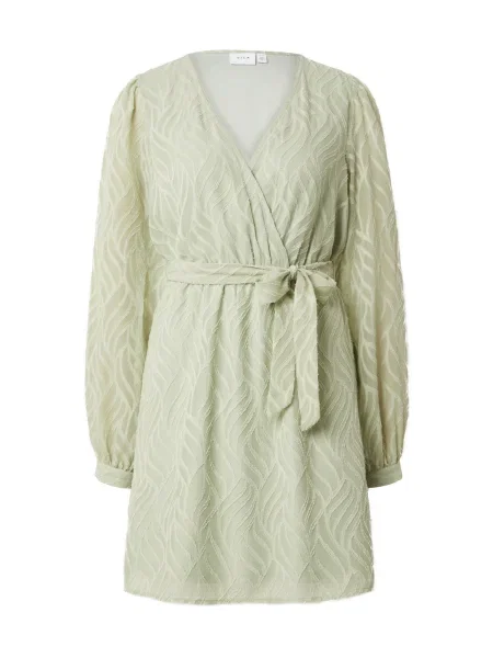 VILA Rochie MALIANA pastel verde