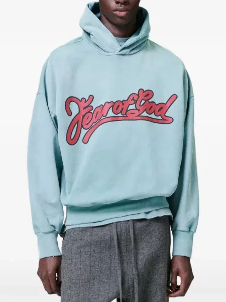 Hoodie Fear Of God με σχέδιο πράσινο