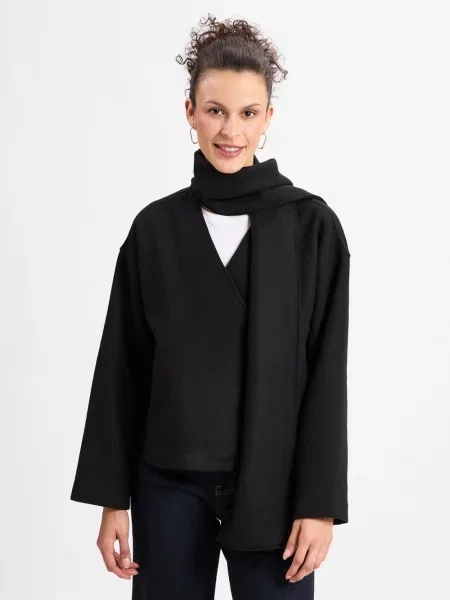 Msch Copenhagen Kurtka MSCHSyden Kobiety Sztuczne włókno M/L czarny