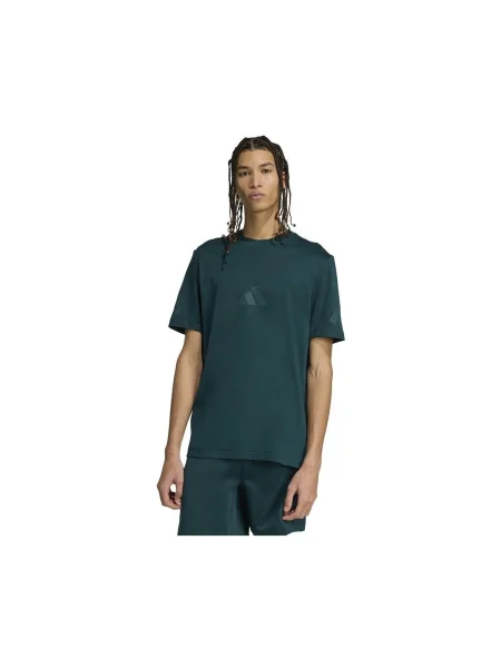 Scurt tricou Adidas cu mâneci scurte albastru