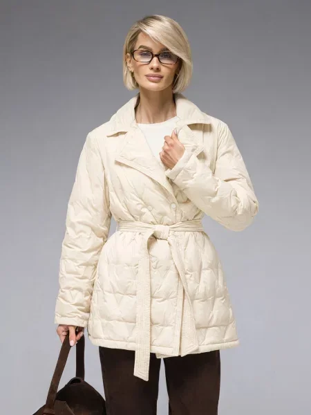 Демісезонна куртка VIVA WEAR молочний