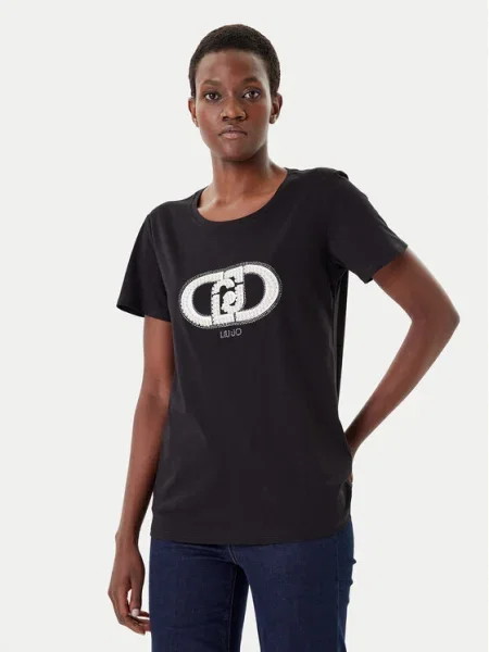 Liu Jo Sport Tricou Negru alb