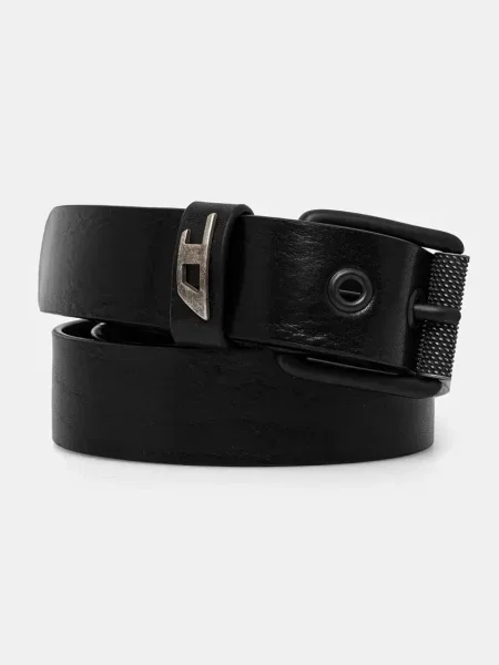 Diesel curea de piele B-DAVE II negru