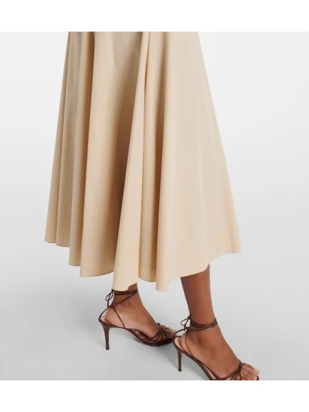Cu centură rochie tip cămașă Tory Burch bej