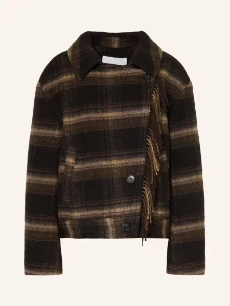 Marant Étoile Bunda Galeane khaki / hnědá černá